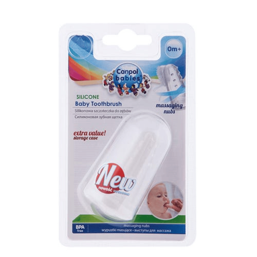 CANPOL FINGER TOOTHBRUSH WITH MASSAGING NUBS