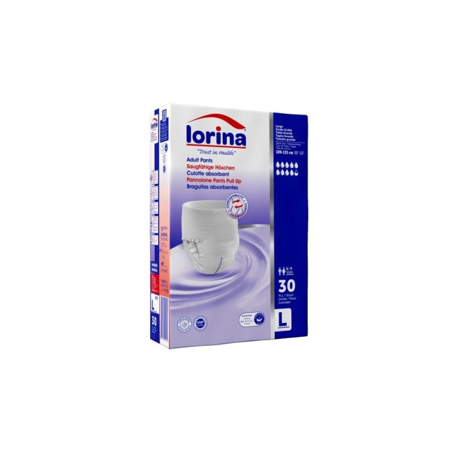 حفاضات لورينا كبير 30 قطعة