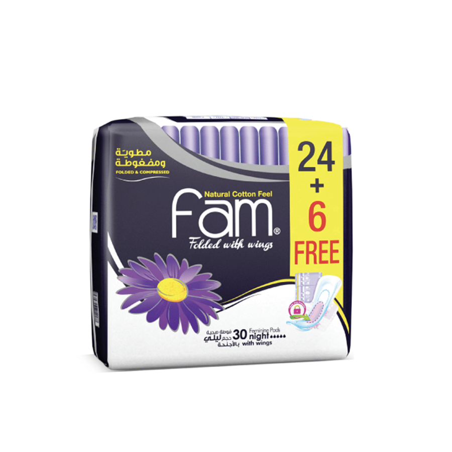 Fam wings folded night 24+6pcs