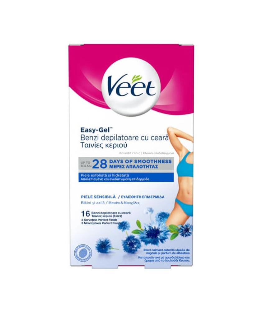 Veet Wax Strips for Sensitive Skin 28 Strips