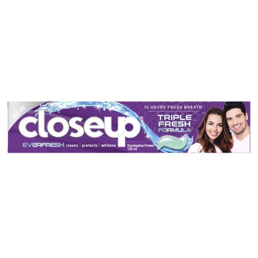 Close-up Everfresh with Mouthwash 120ml / Eucalyptus Freeze
