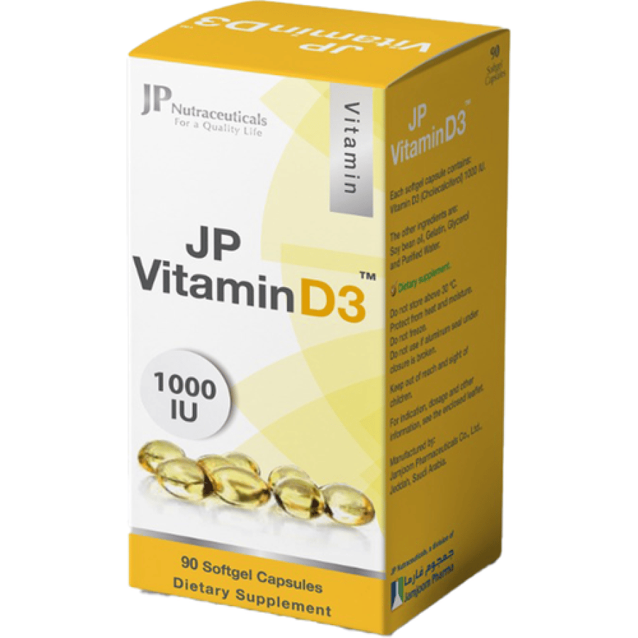 JP VITAMIN D3 90 CAPSULES