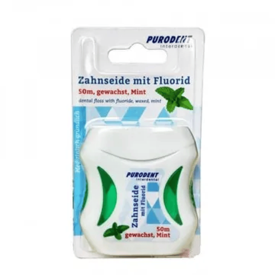 Borodent Waxed Dental Floss, 50m