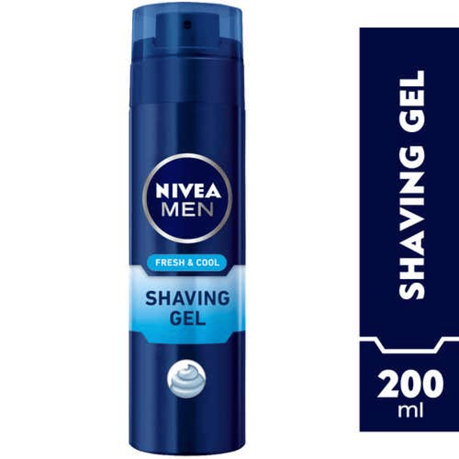 NIVEA Cool & Fresh Shaving Gel - 200ml