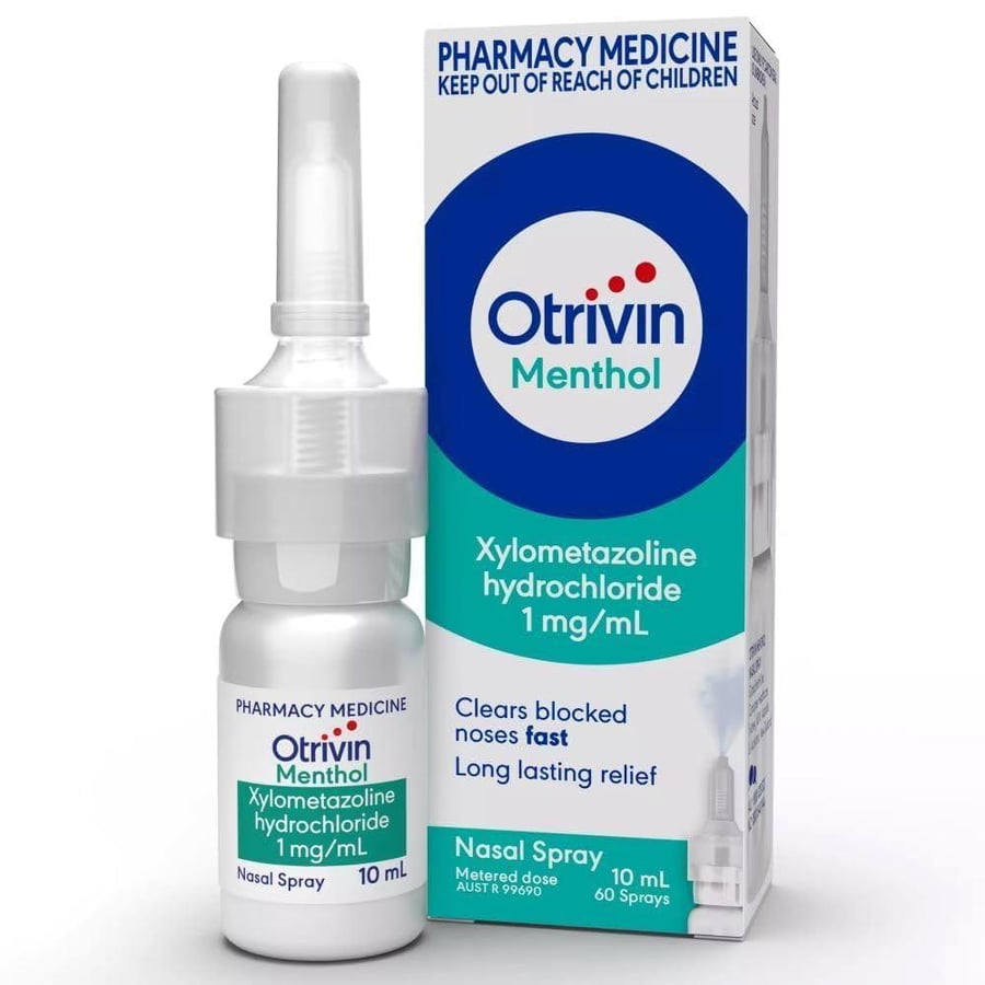 Otrivine Menthol Nasal Spray 0.1% - 10 ml