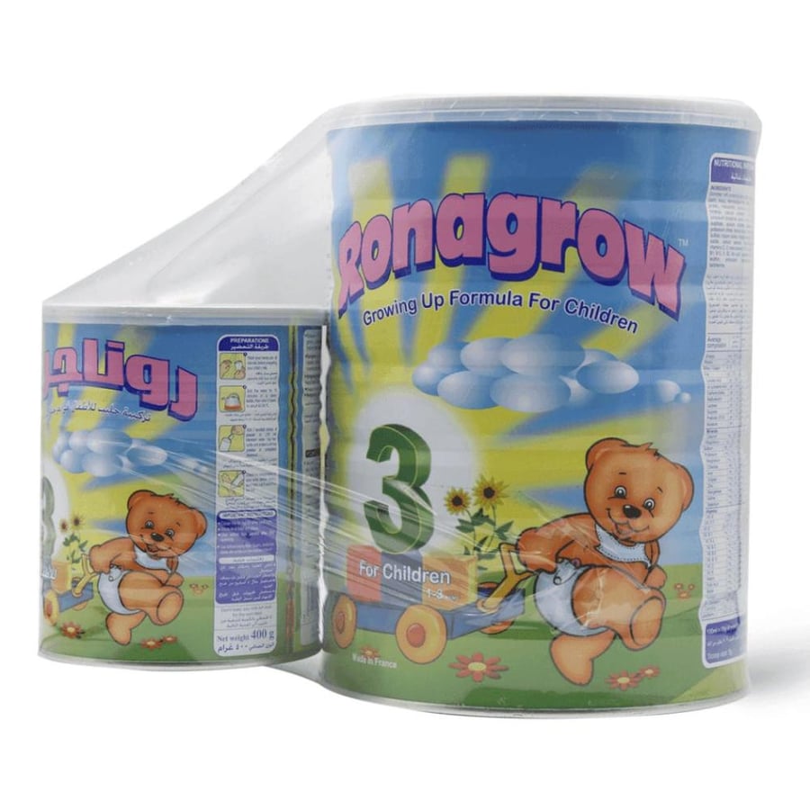 روناجرو 3  حليب أطفال  عرض 400+1700 غرام  1-3 سنوات