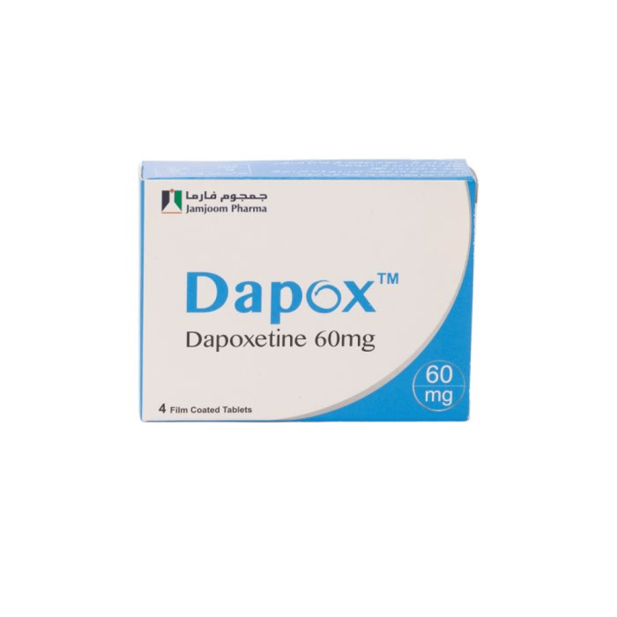 Dapox 60 mg film-coated tablets - 4 tablets