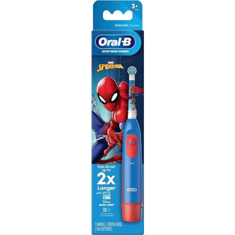 Oral-B Kids Electric Toothbrush Spider-Man 3+ (Battery Operated)