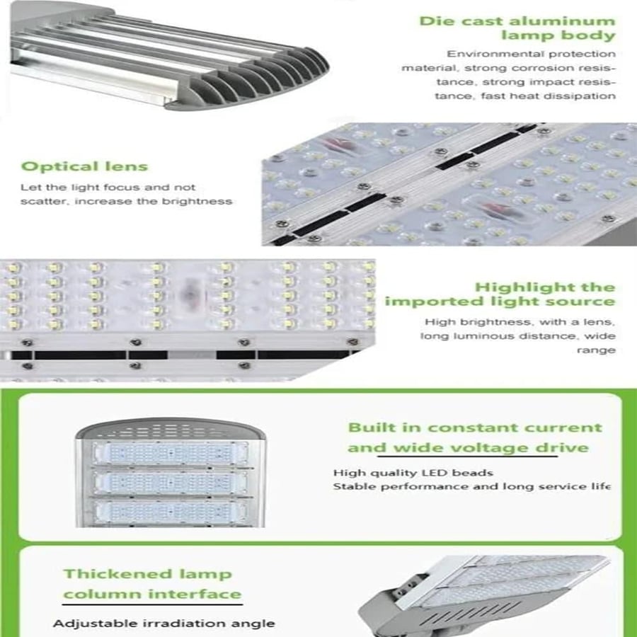 كشاف شارع شرايح SMD 150W درجة حماية IP66 مشارق العمران