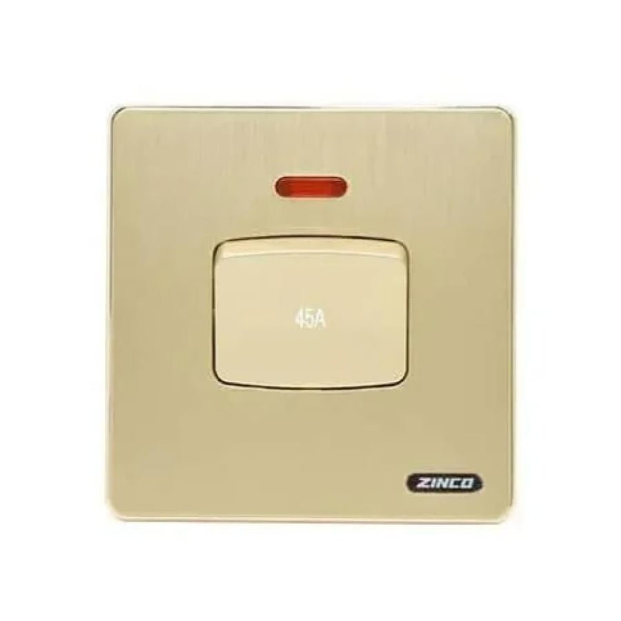 مفتاح مكيف ذهبي 45 أمبير مقاس 7×7 سم