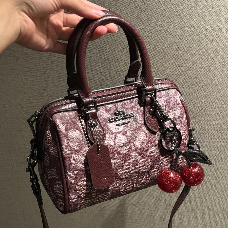 Burgundy coach