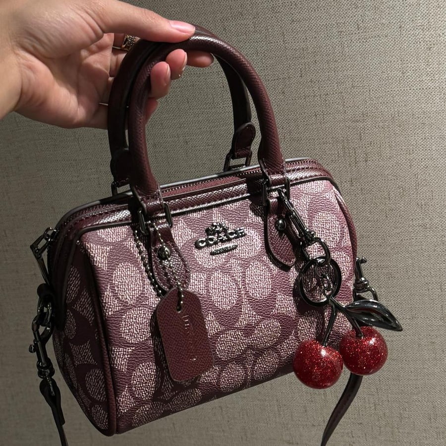 Burgundy coach