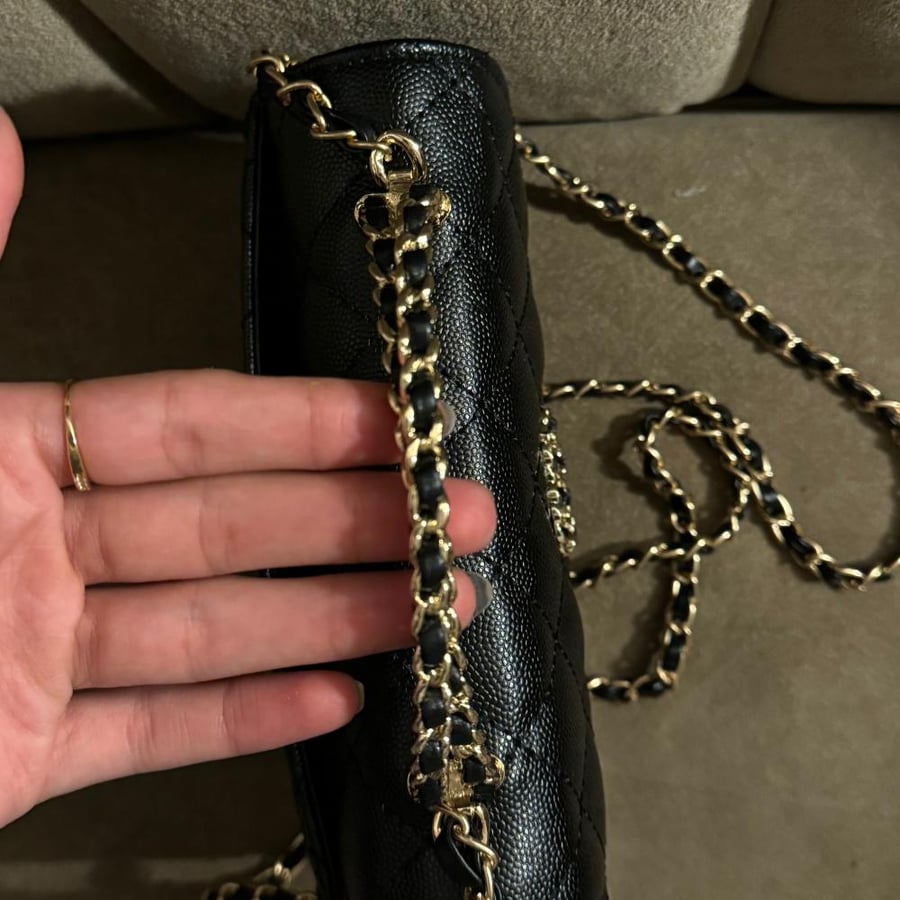 Chanel beige and black