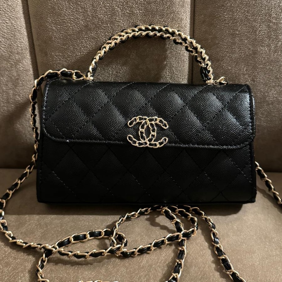 Chanel beige and black