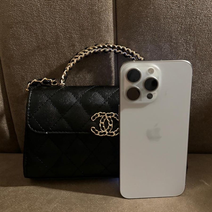 Chanel beige and black