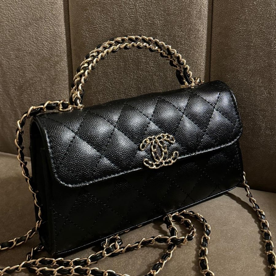 Chanel beige and black