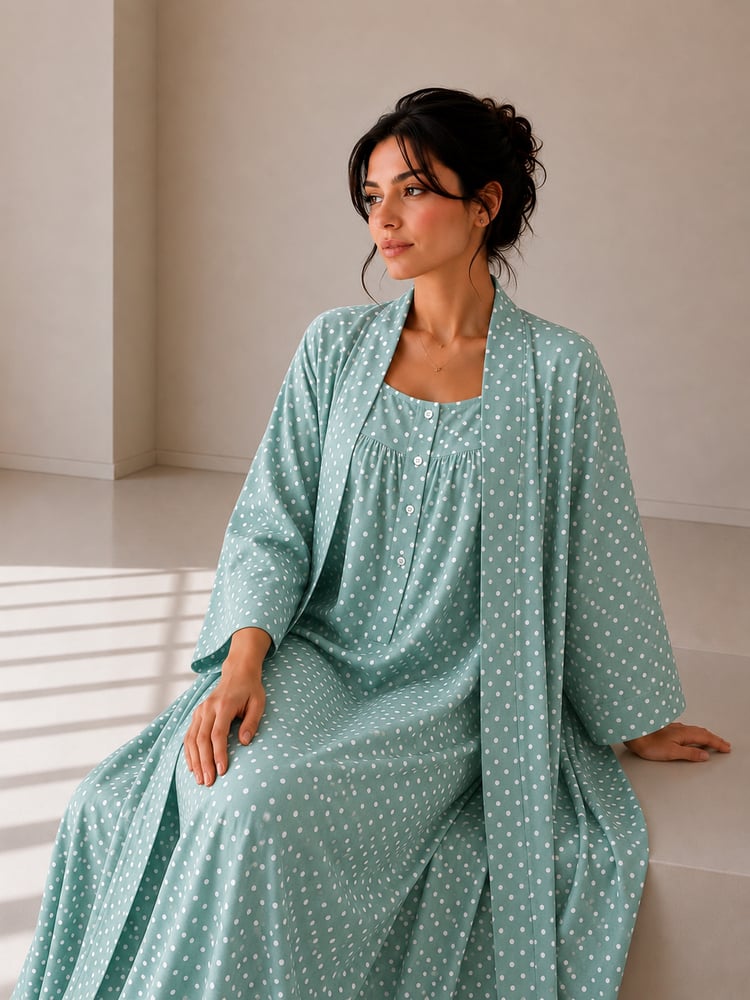 طقم Mint Polka تسليم فوري