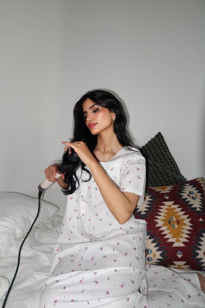 فستان الورد الموف صغير