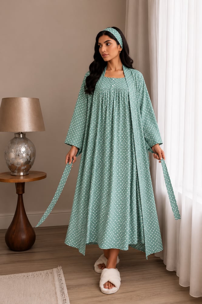 طقم Mint Polka تسليم فوري