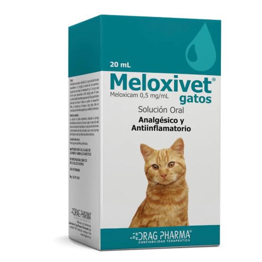 ميلوكسوفيت خافض للحرارة والالم  والالتهاب  لدى القطط من شركة دراج فارما Meloxivet Oral From Drag Pharma