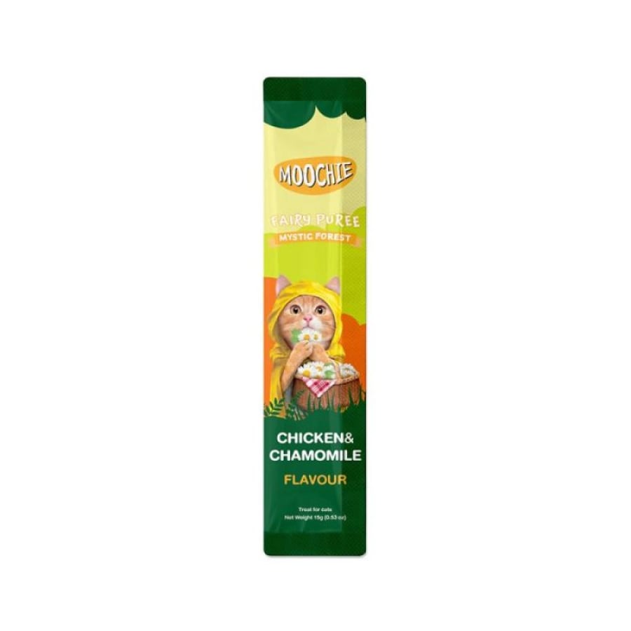 Mocci "Very Puree" rewards for cats creamy with chicken flavor and chamomile - 15 grams