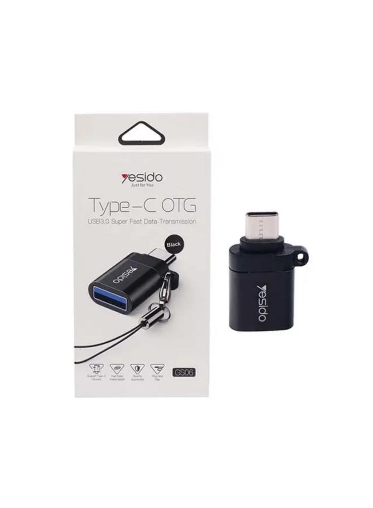 محول تايب سي الى يو اس بي OTG من نوع Type-C (موديل GS06) من علامة Yesido