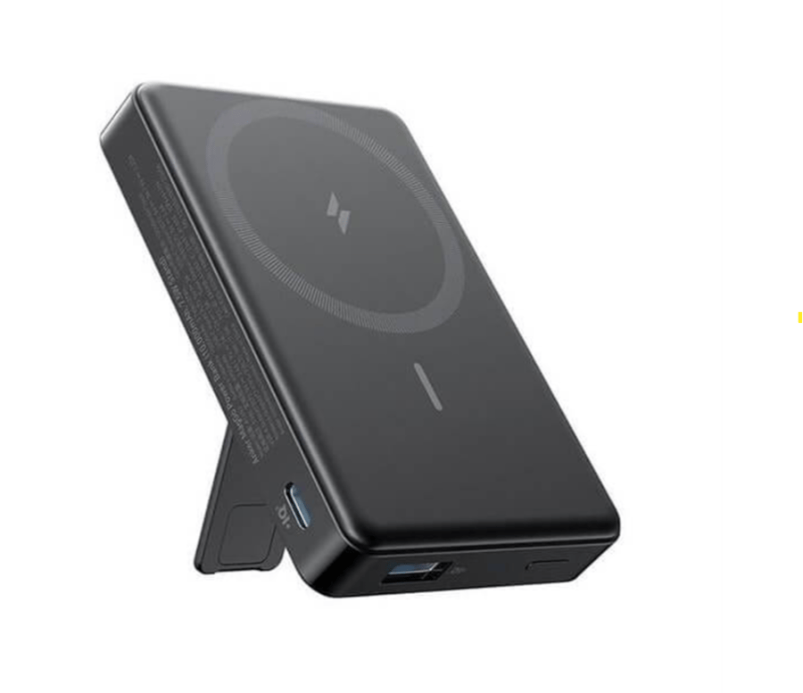 باور بانك أنكر مغناطيسي مع حامل قابل للطي (Anker Magnetic Power Bank with Foldable Stand