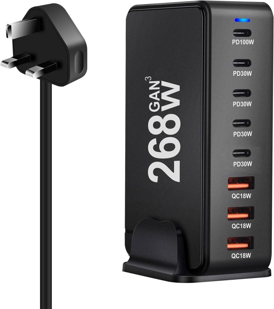 شاحن سطح المكتب السريع DigitPlus GaN Pro - طراز DP-868