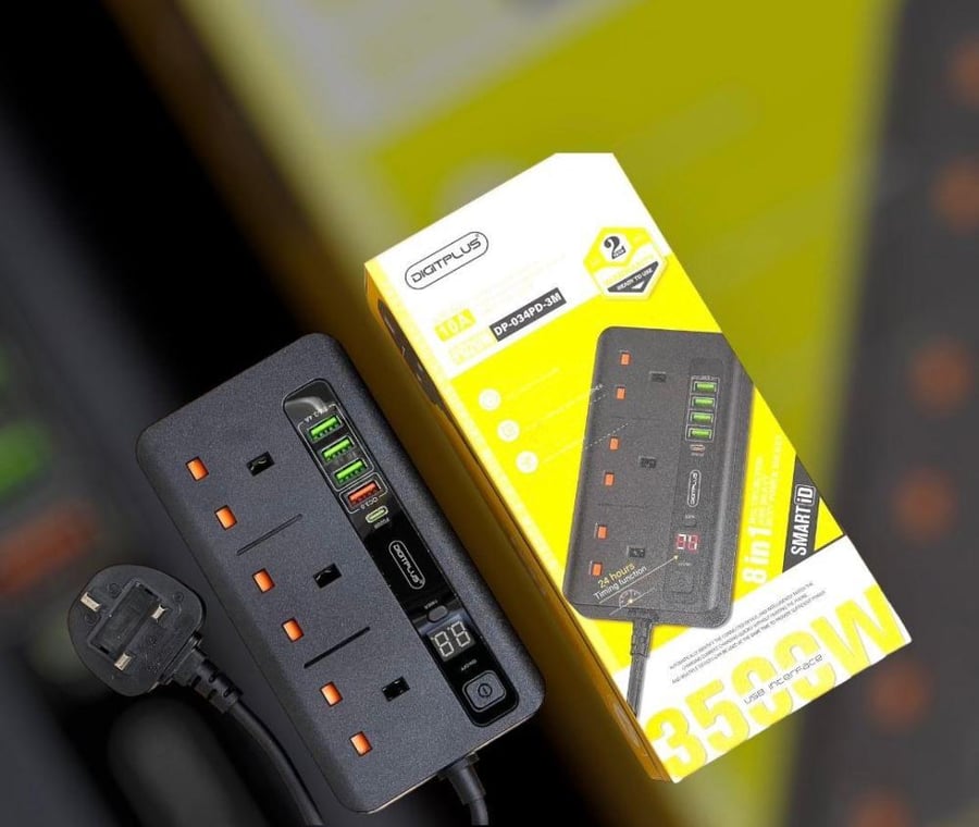 Digitplus Multi-Function Power Socket (DP-034PD-3M)