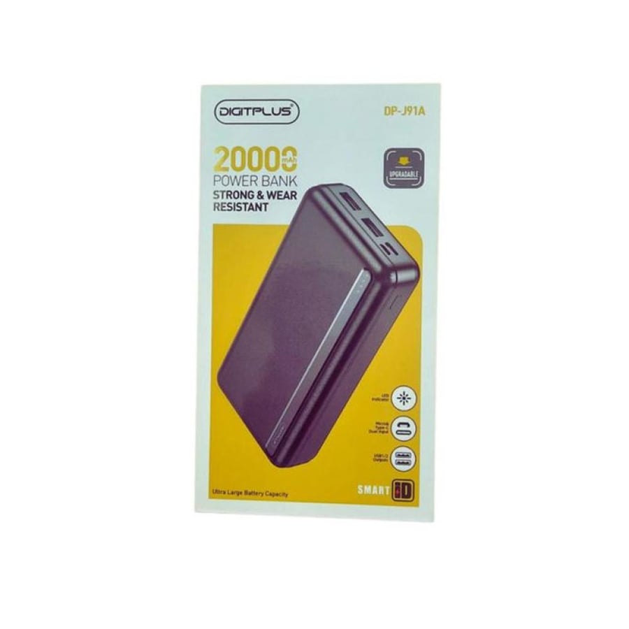 بنك الطاقة DIGITPLUS موديل DP-J91A بسعة 20,000 مللي أمبير