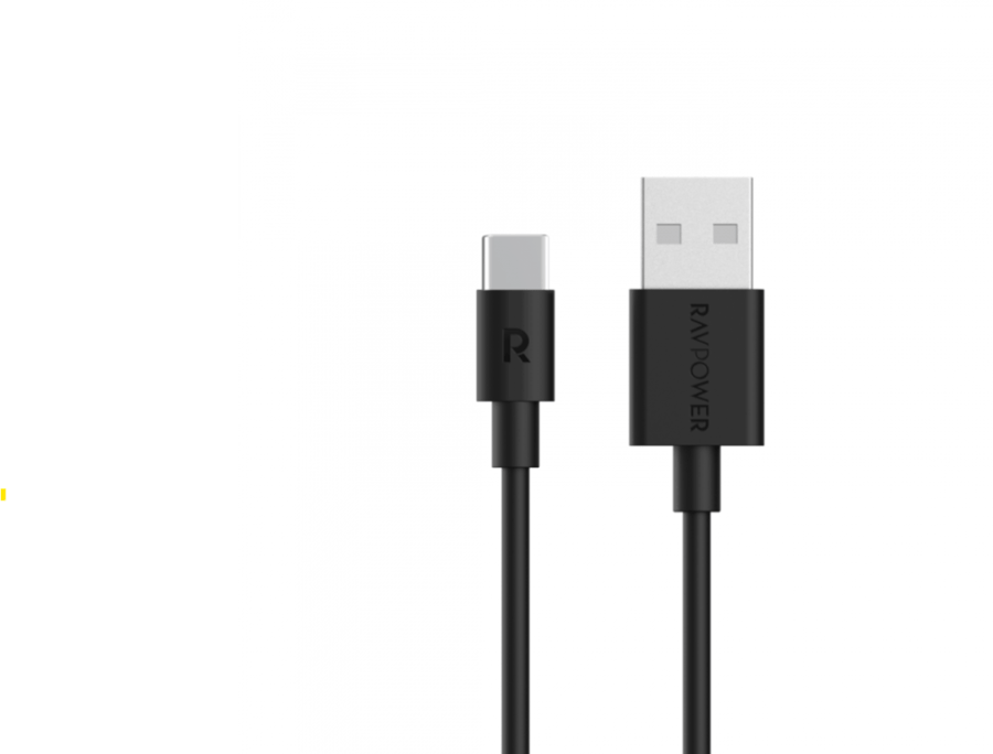RAVPOWER - 1M سلك شحن راف باور من يو اس بي الى تايب سي
