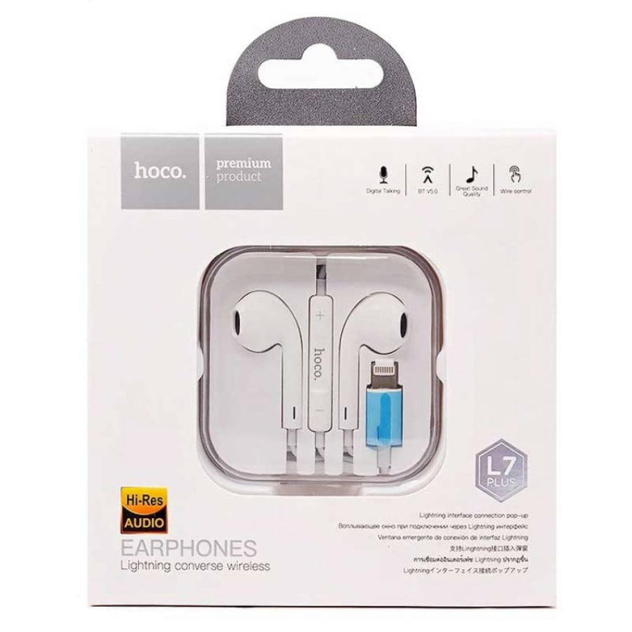 Hoco lightning headphones
