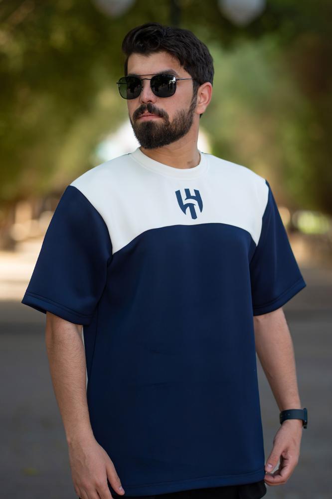تيشرت الهلال كحلي &ابيض