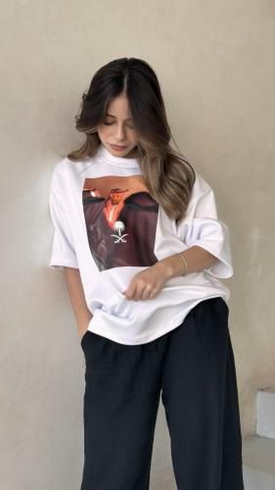 تيشيرت اليوم الوطني اوف سايز