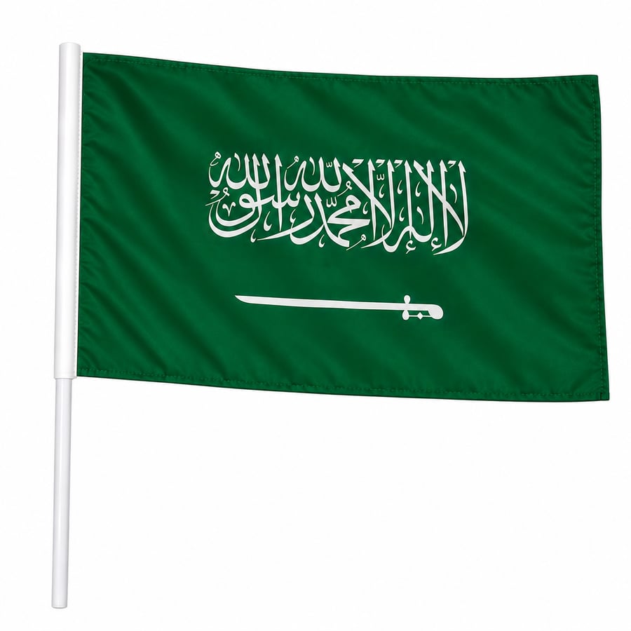علم 60x40 بعصا
