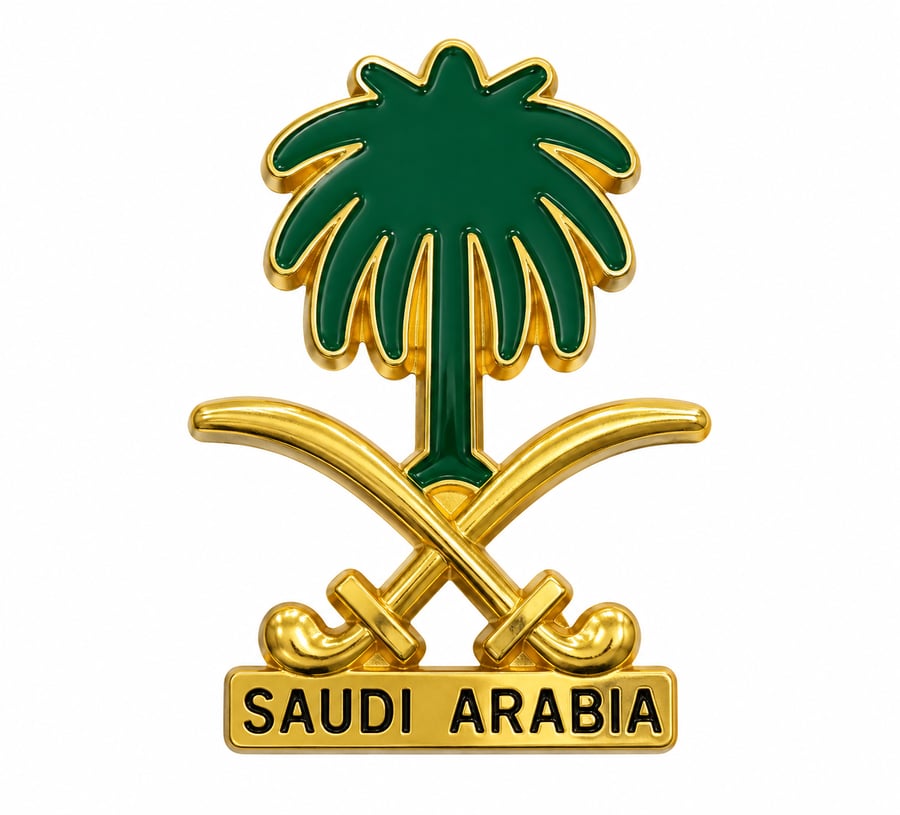 بروش سيفين ونخلة SAUDI ARABIA