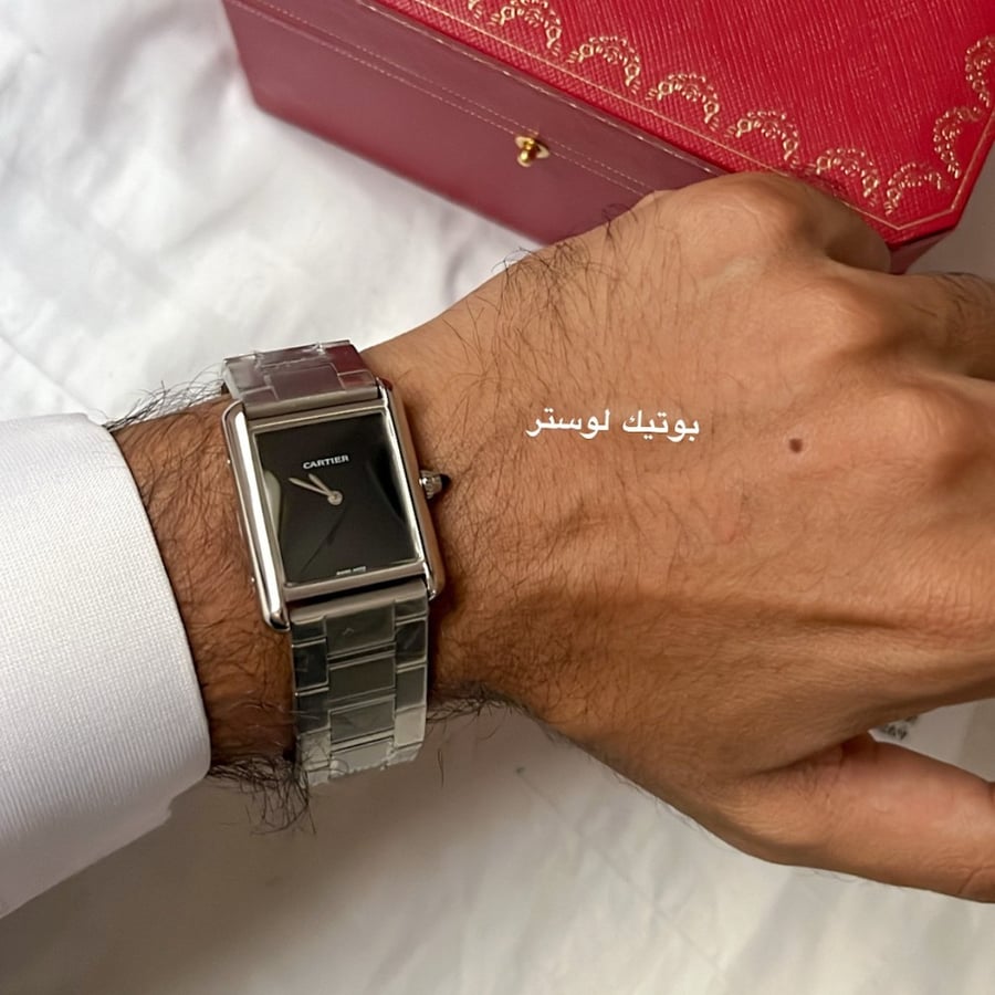 ساعة كارتير تانك موست اسود CARTIER