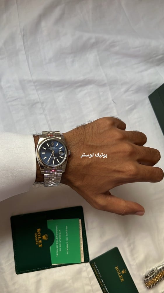 ساعة رولكس مقاس 36 بطارية الاكثر طلباً