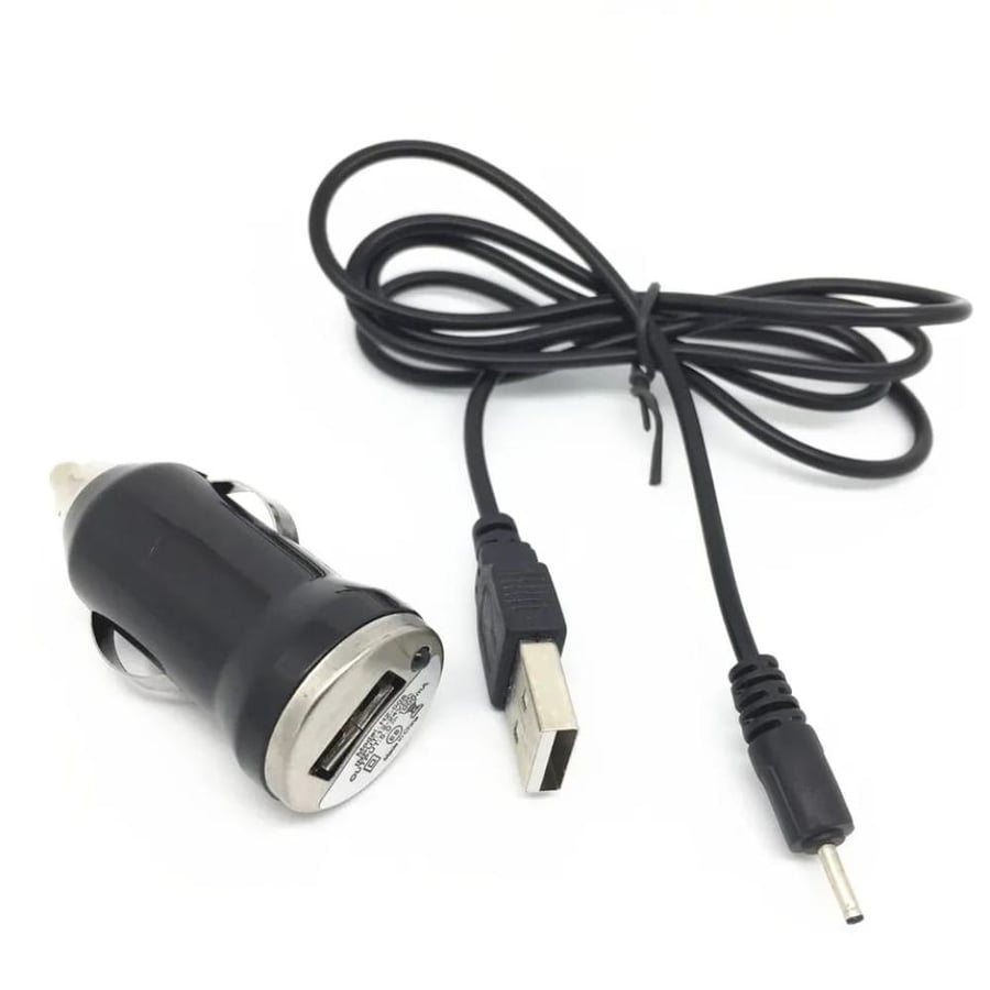 شاحن Usb مسمار صغير + فيش ثلاثي + شاحن سيارة + سماعة اذن نوكيا