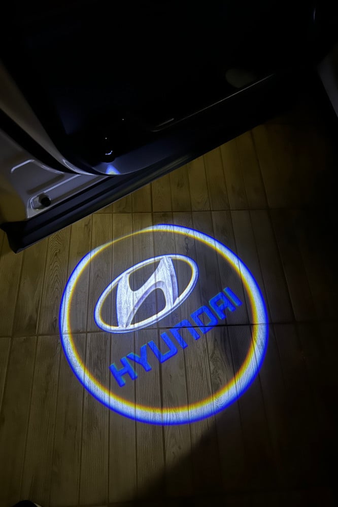 بروجكتر  LED ترحيبية لاسلكية لباب سيارة قطعتين