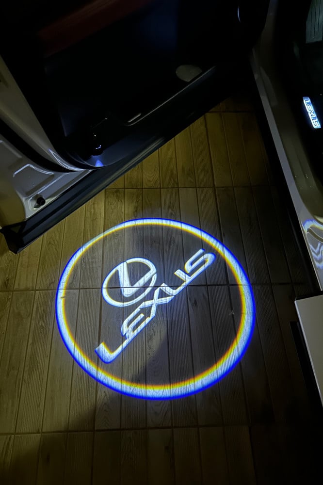 بروجكتر  LED ترحيبية لاسلكية لباب سيارة قطعتين
