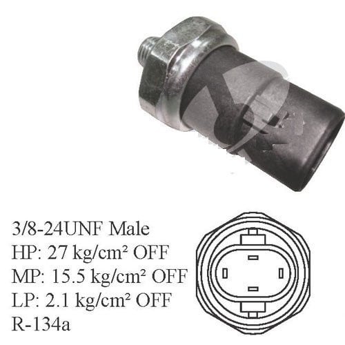 #11175CC حساس برشر سوتش ايسوزو /PRESSURE SWITCH TOYOTA /SONATA AND D MAX