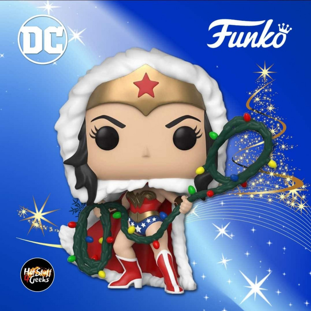 holiday wonder woman funko