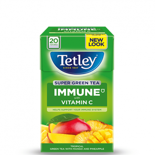 Super Tetley Green Tea with Mango and Pineapple