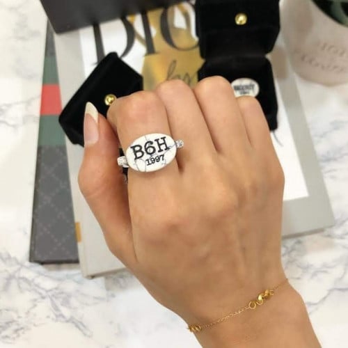 خاتم نسائي فضه حسب الاختيار