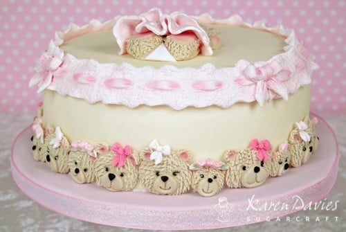 قالب سيليكون Teddy Face Border