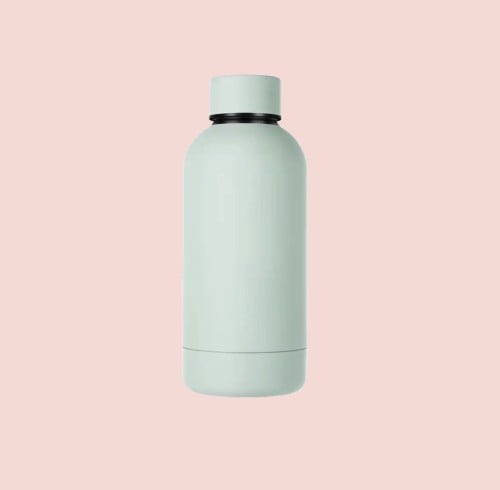 زمزمية ستيل (ابيض) 350ml شامل الاسم