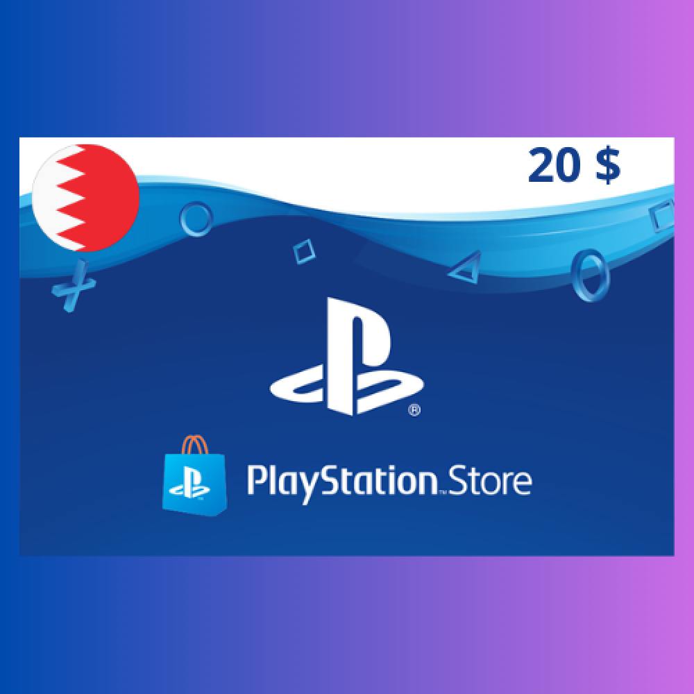 PlayStation Card $20 Bahrain Store Digital Purple