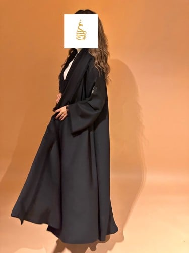 عباية كتان دبل كلوش