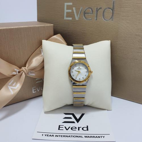 ساعه نسائية ماركة ايفرد الاستيل